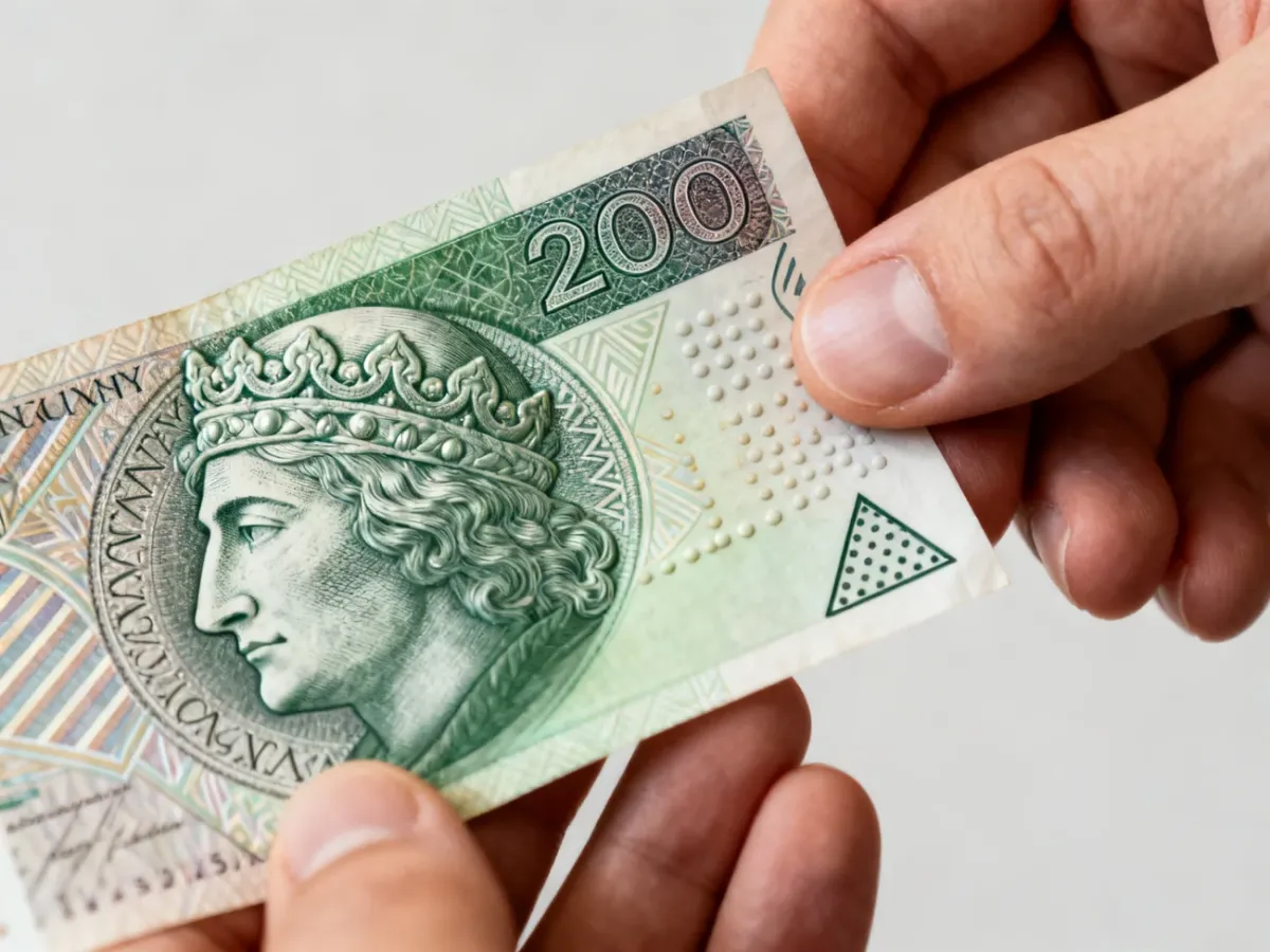 Dotykowe zabezpieczenia zmodernizowanego banknotu 200 zł