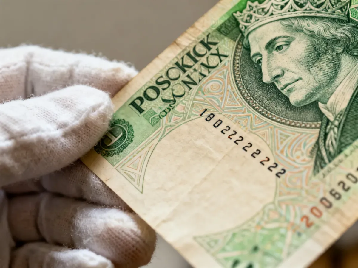 Banknot kolekcjonerski z podwójnym numerem seryjnym